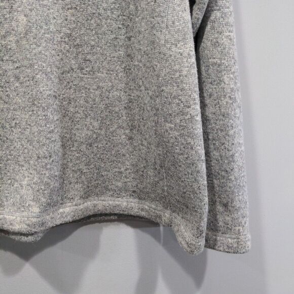 Woolrich Mens 1/4 Zip LS Fleece Pullover Sweater Size Large Gray Casual Pocket - Picture 5 of 11